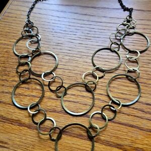 Chico's Gold-Tone Circle Necklace